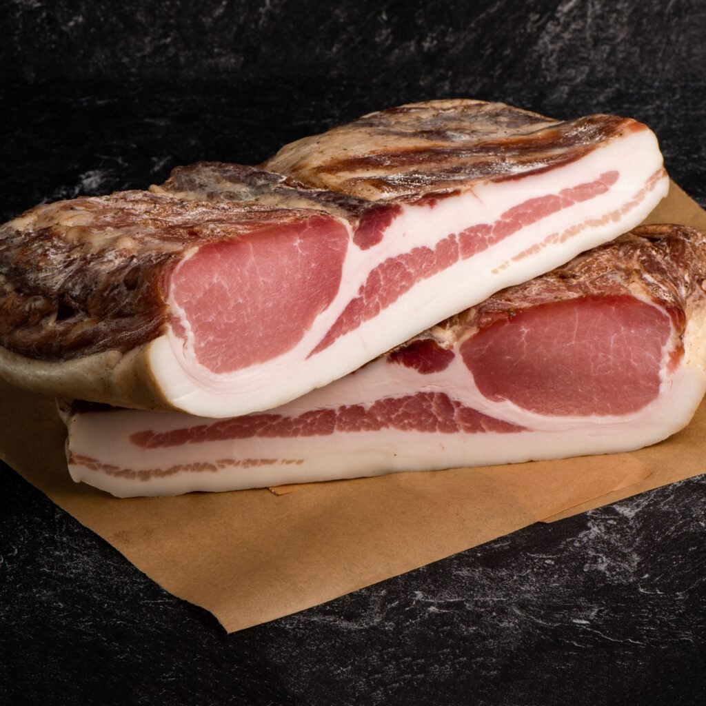 Dry Cured Pork Back Bacon Whole