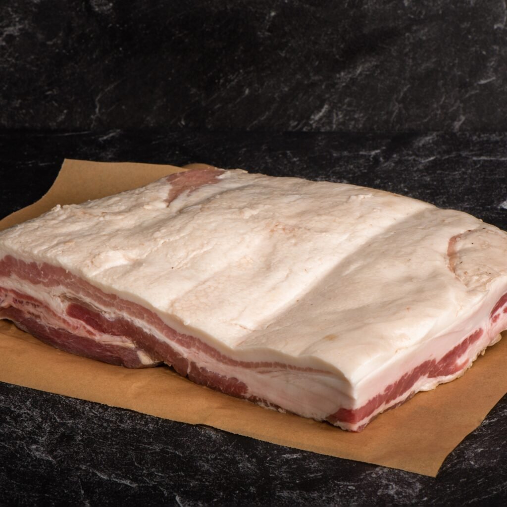 Wet Cured Smoked Pork Bacon Whole