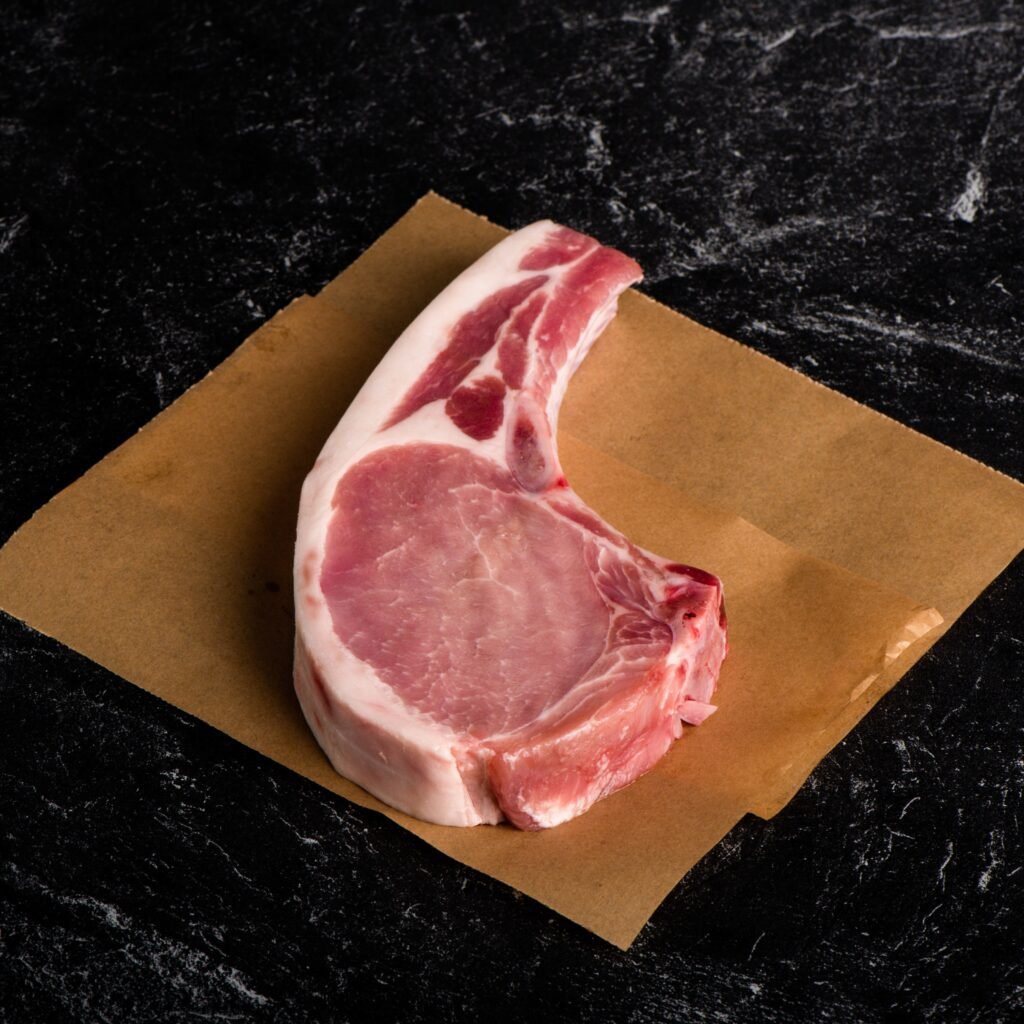 Raw Pork Loin Bone In